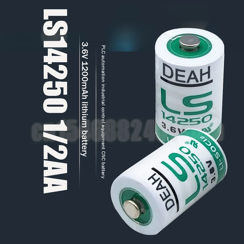 2шт 3.6В 14250 LS14250 TL-5902 1/2AA ER14250 Литиевая батарея для ПЛК электронного оборудования, водяного и газового счетчиков Primar on.