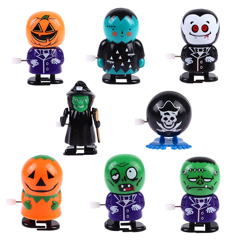

Halloween Wind Up Toy Pumpkin Eyes Witch Vampire Jumping Walking Clockwork Halloween Party Toys Kid Gifts