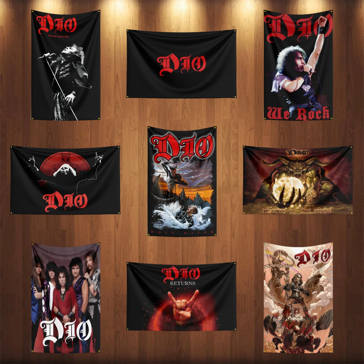 3x5 футов музыкальные флаги для рок-группы украшения баннеры