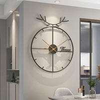 modern design wall clock luxury metal mechanism 3d large creative room decor clocks digital reloj pared wall decorations
