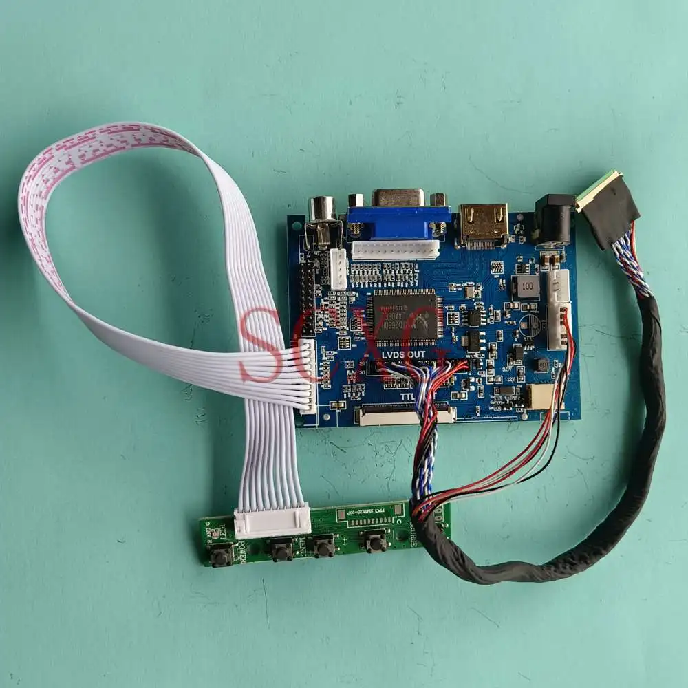 

Fit N101L6-L01 2AV + VGA + HDMI-совместим с 1024*600 LVDS 40 Pin 10,1 "Комплект «сделай сам», нетбук, плата контроллера ЖК-дисплея