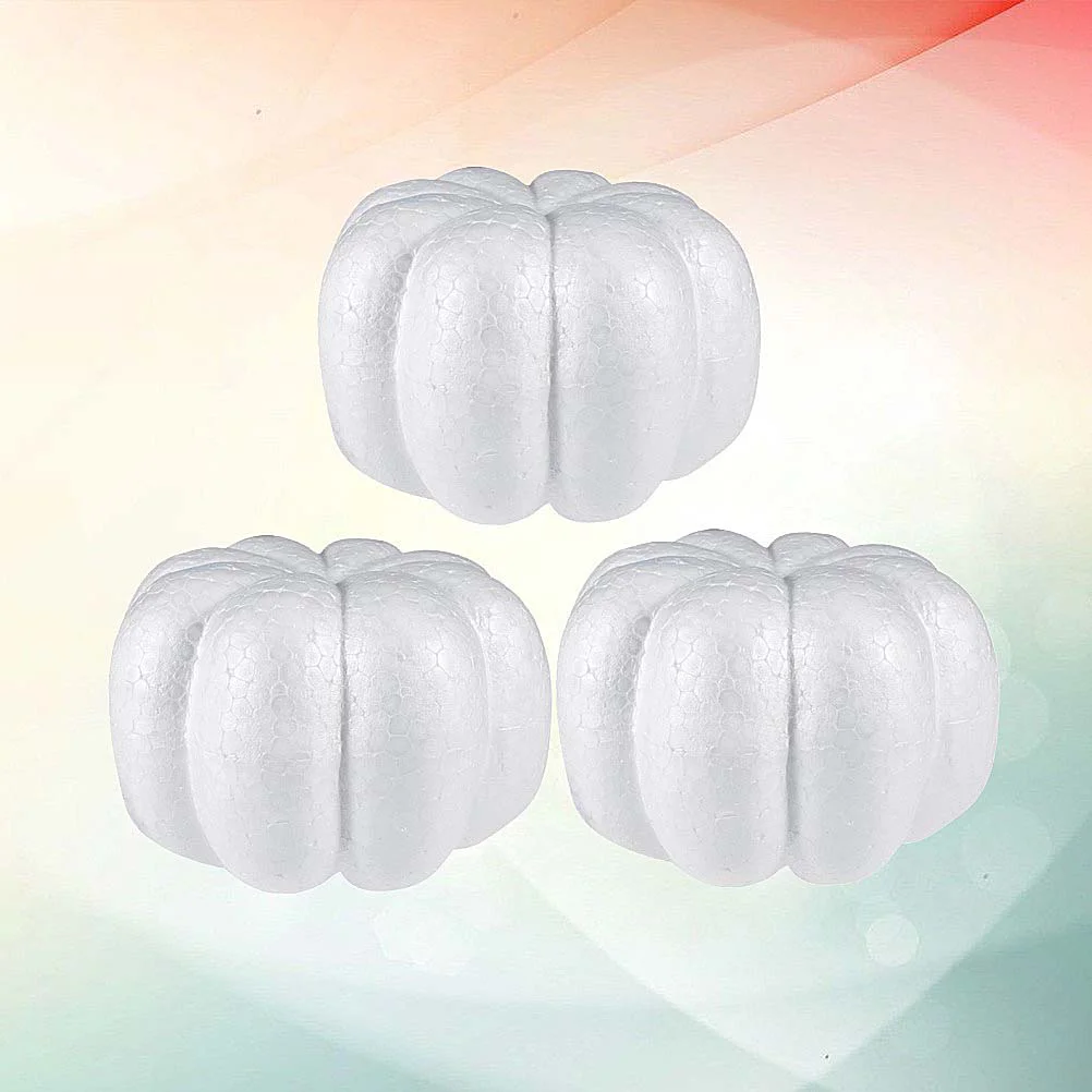 

Pumpkin Pumpkinsdiymold Fake Artificialwhite Styrofoam Mini Crafts Decorations Simulation Polystyrene Craft Decorating Decor