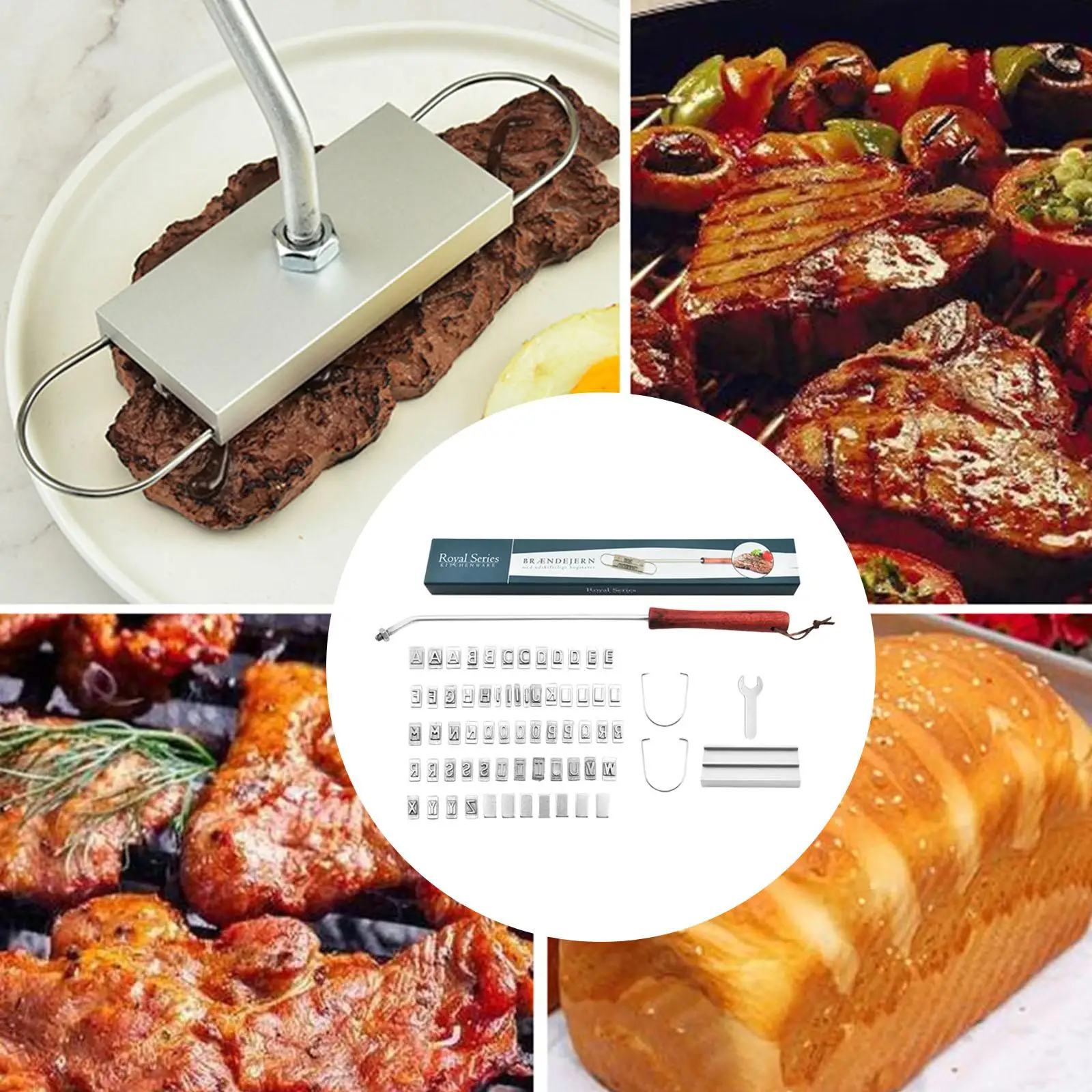 

Металлический инструмент для барбекю и мяса