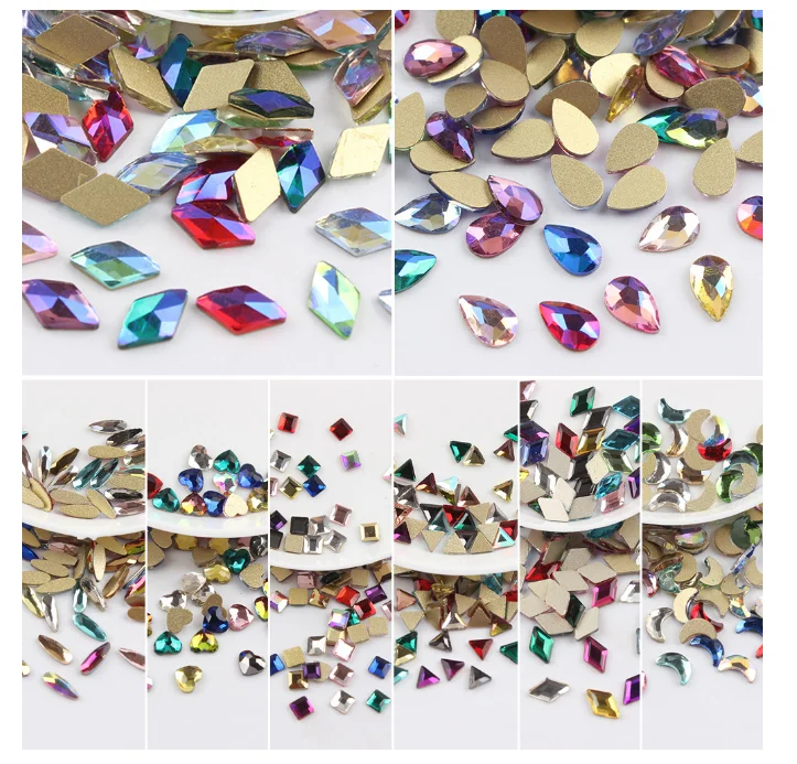 

100 шт., бижутерия для ногтей