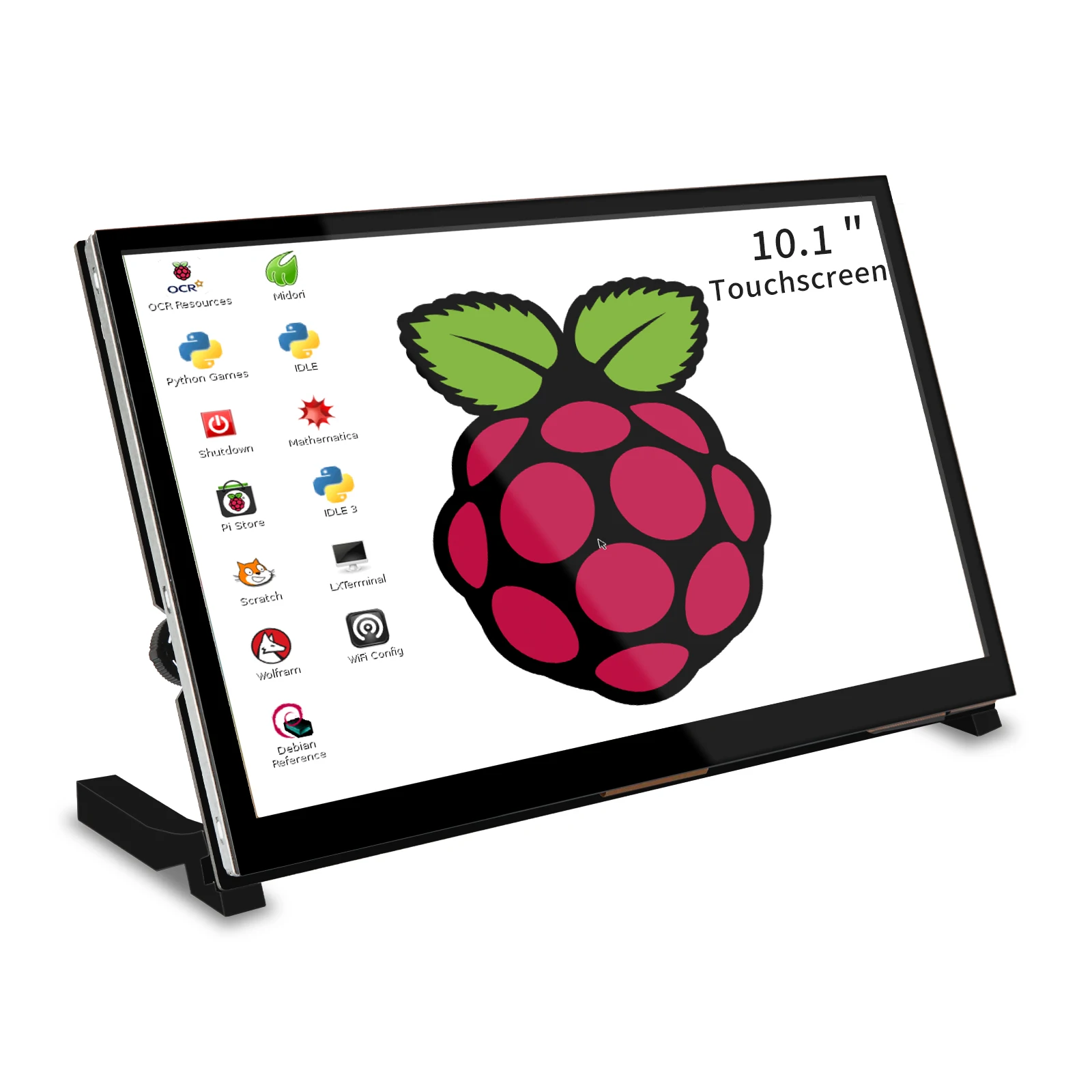 

WIMAXIT 10.1 Inch IPS Portable Touch Monitor with Dual USB HDMI for Raspberry Pi 4 3 2 Zero B+ Model B Xbox PS4 iOS Win7/8/10