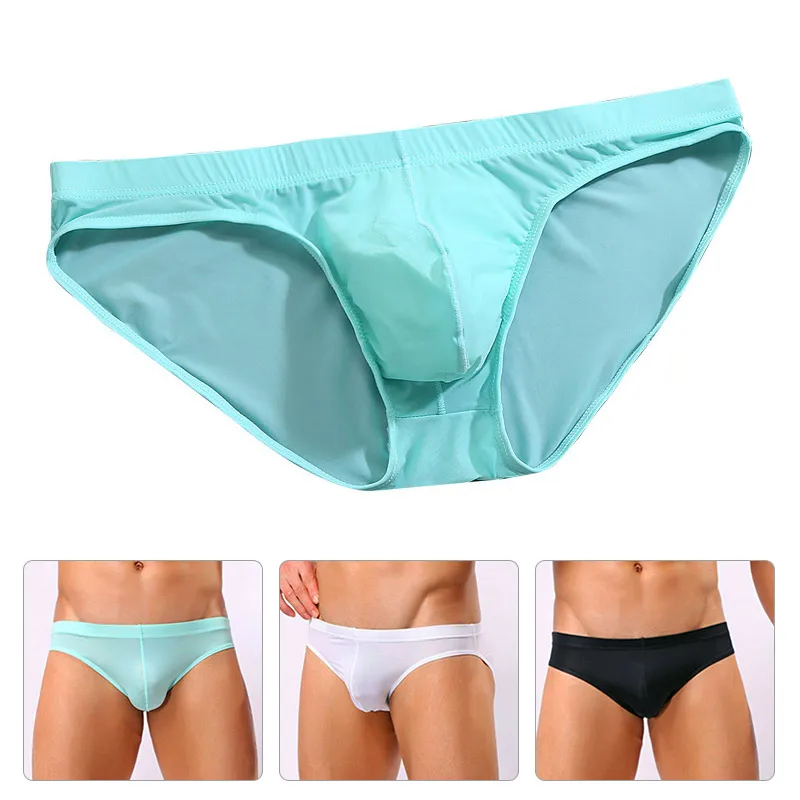 

Трусы-боксеры мужские Бесшовные, Прозрачное нижнее белье, ультратонкие дышащие трусы с заниженной талией