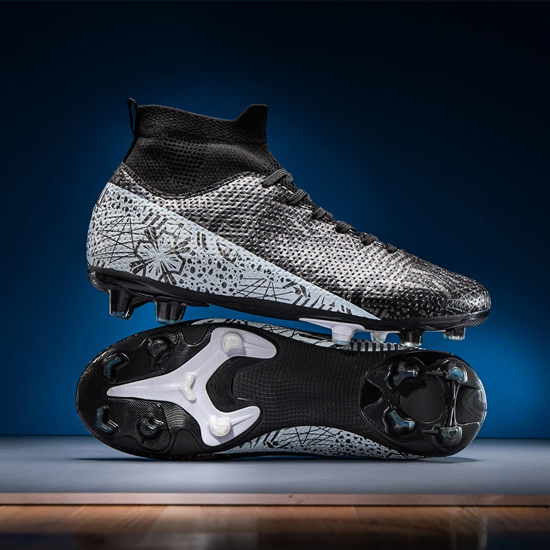 

C.Ronaldo Soccer Shoes Cleats Wholesale Outdoor Wear resistant Chuteira Society Studded Football Boots Futsal Training Sneaker
