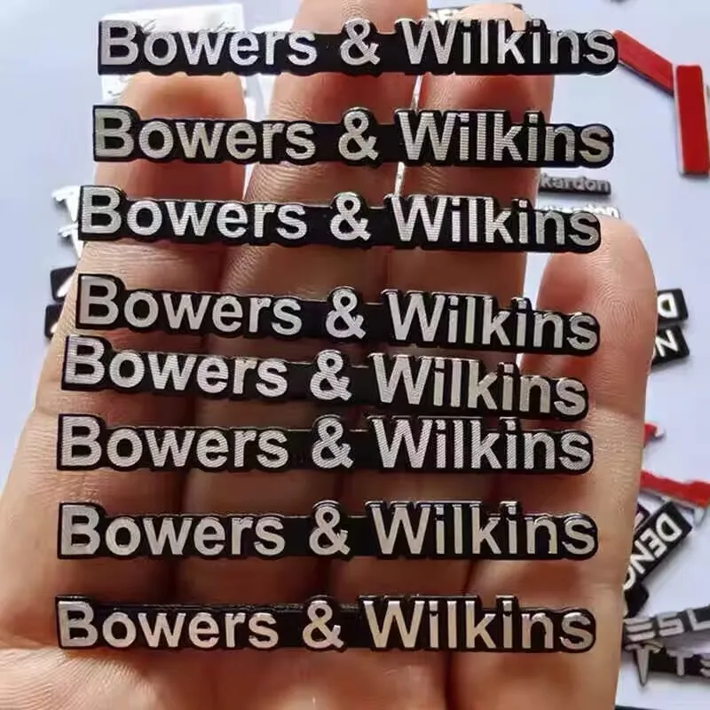 4 шт. 10 алюминиевые наклейки B&ampW BOWERS&amp WILKINS аудионаклейка BW динамик HI-FI Walkman