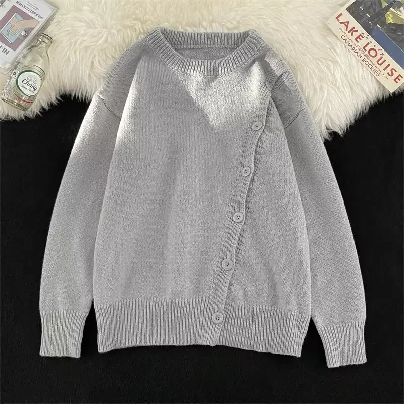 Мужской вязаный свитер NicheDesign Sensibility весенне-осенний свободный пуловер в стиле Idle