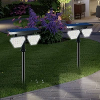 outdoor led solar spotlight wall lamps waterproof adjustable solar street light solar led lights for outdoor garden lighting