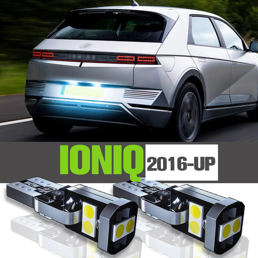 

2x LED License Plate Light Accessories Lamp For Hyundai IONIQ 2016 2017 2018