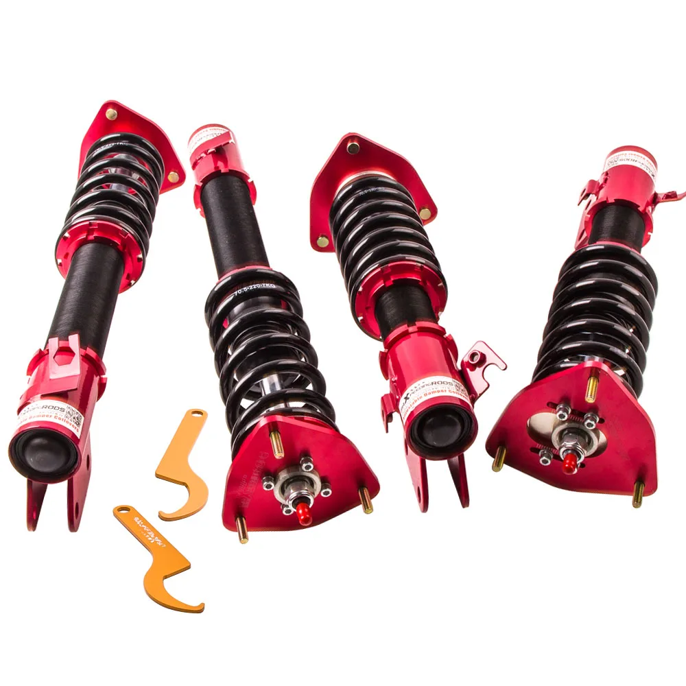 

Complete Coilovers for Subaru Impreza WRX STI GDB 2000-2004 Saab 9-2X 2005-2007 Adjustable Damper Suspension Shock Absorber