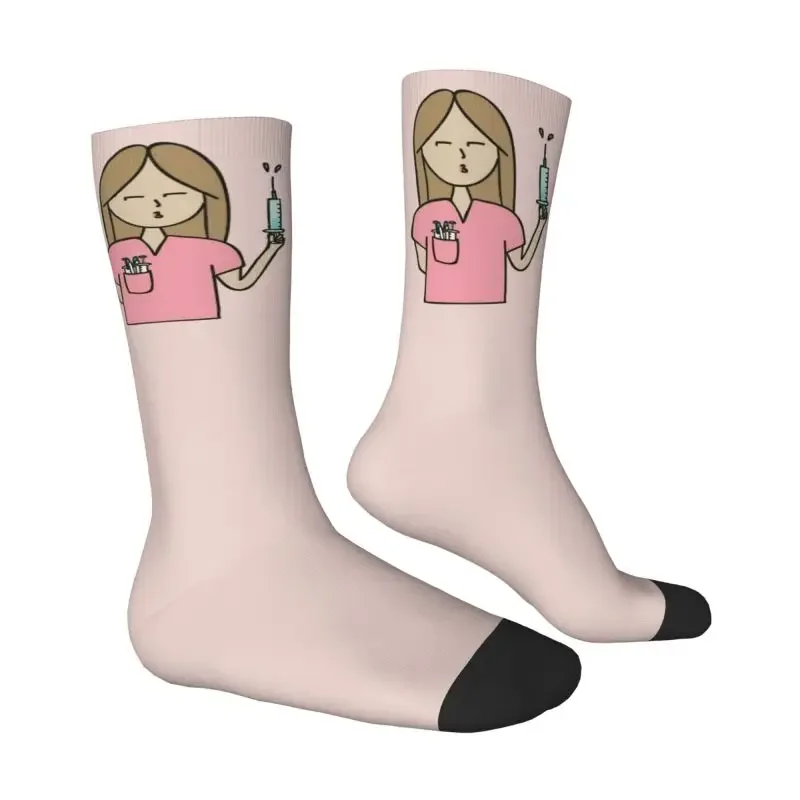 Милые спортивные носки для мужчин и женщин рисунок врачей медсестер унисекс 3D