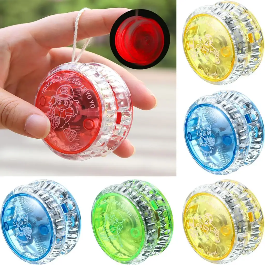 

LED Flashing Magic Yoyo Ball Glowing Puzzle Toy for Kids Birthday Party Favors Baby Shower Gift Goodie Bag Rewards Pinata Filler
