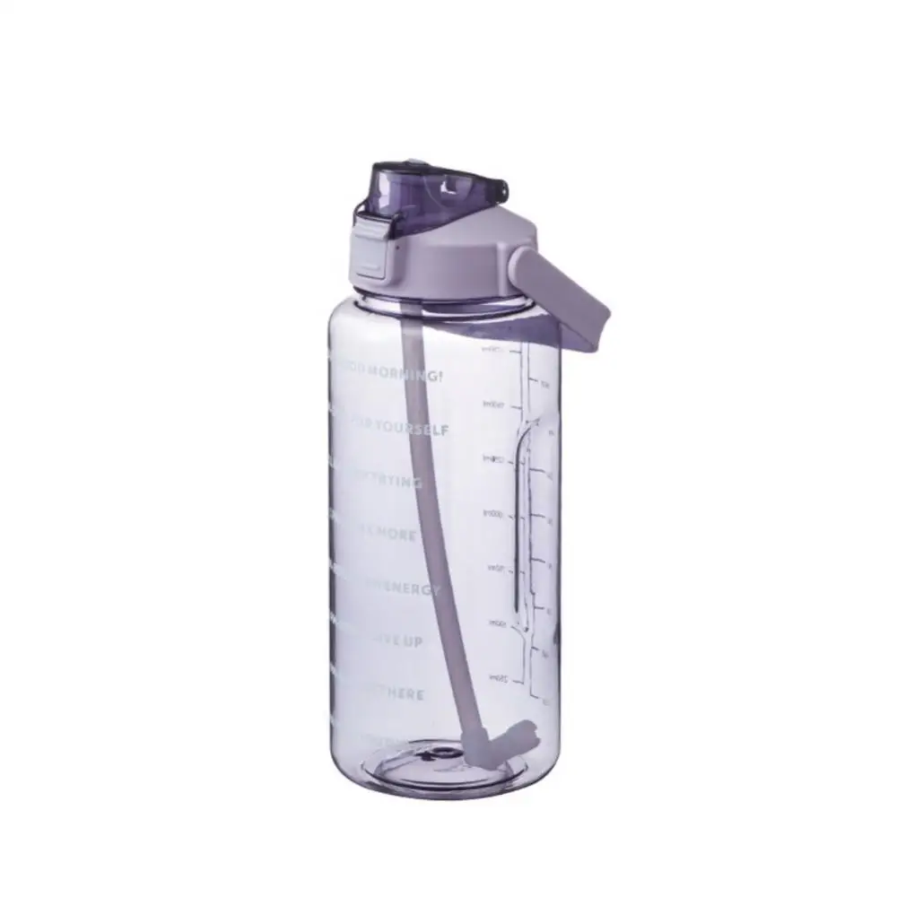 

Liter Water Bottle With Straw Female Jug Portable Travel Bottles Fitness Bike Cup Summer Cold Water Jug With Time Marker