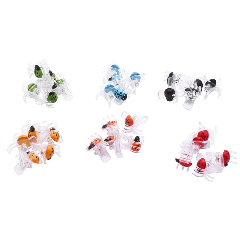 

30 Pcs Orchid Clips, Ladybug Plant Clips, Garden Support Clips Durable Plant Flower Stem Clips,Garden Tomato Trellis Clips