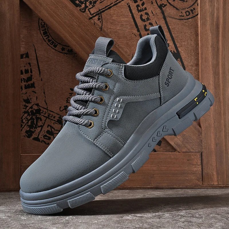Мужские кроссовки на толстой подошве повседневная обувь для ходьбы
