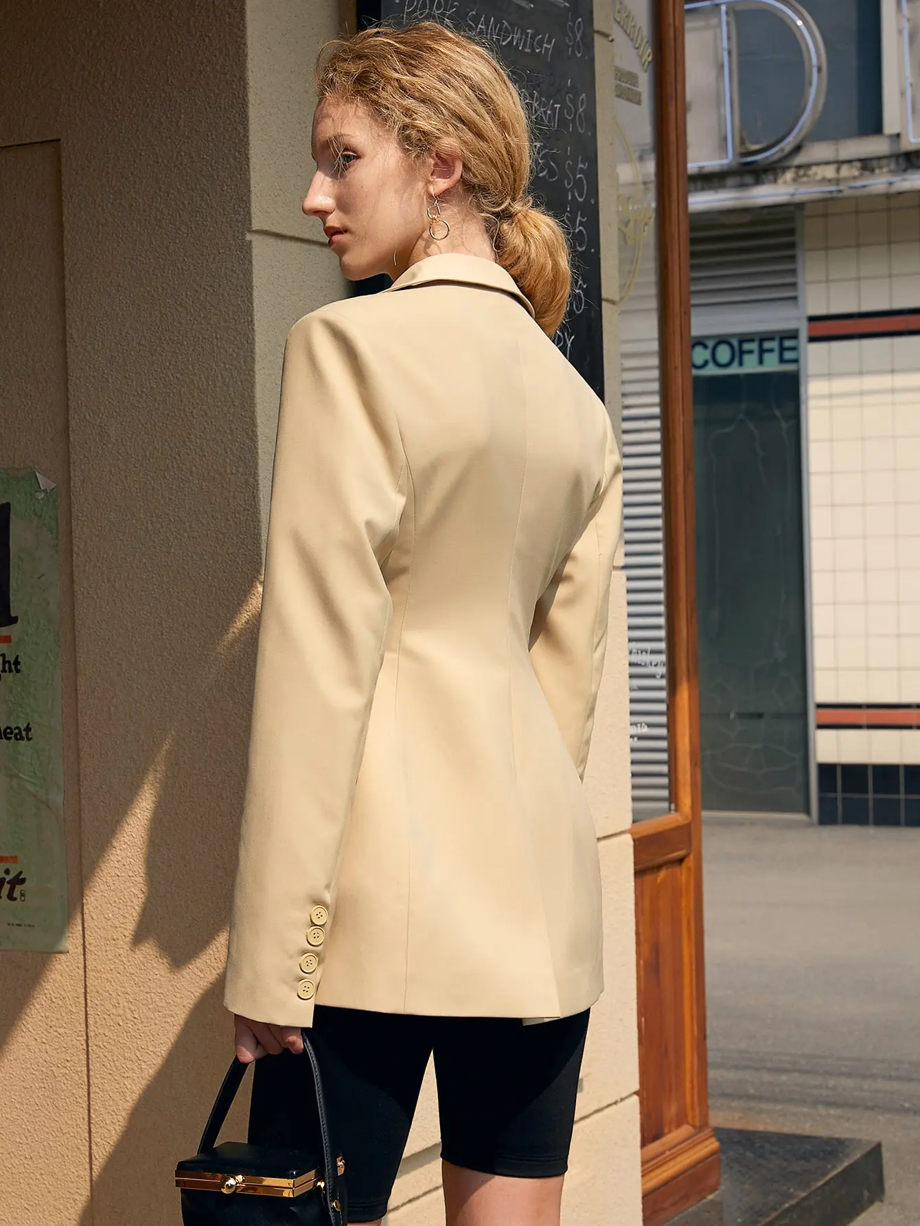 AEL Элегантные модные пиджаки с остроконечными лацканами и карманами приталенные