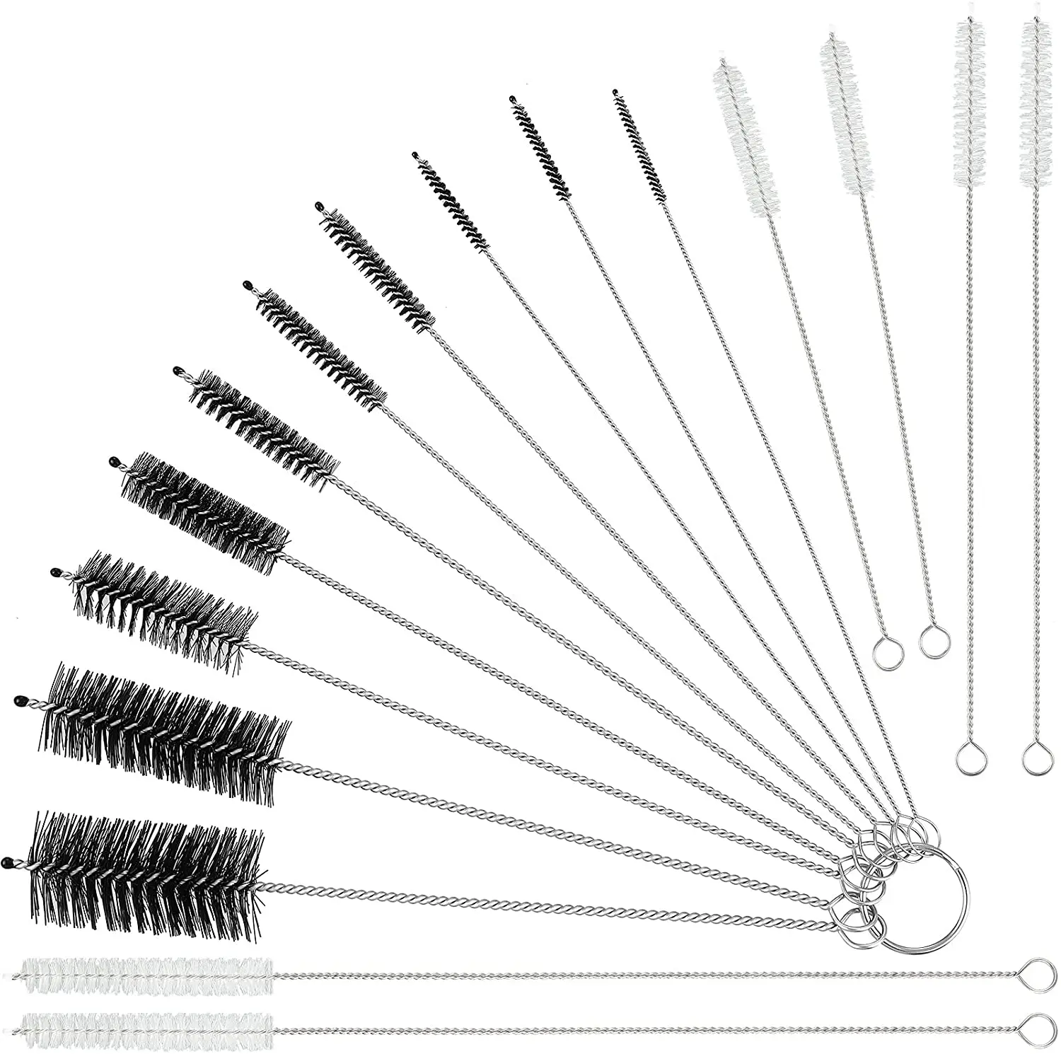 2/5/10Pcs/Set Stainless Steel Cleaning Brush For Weed Pipe C