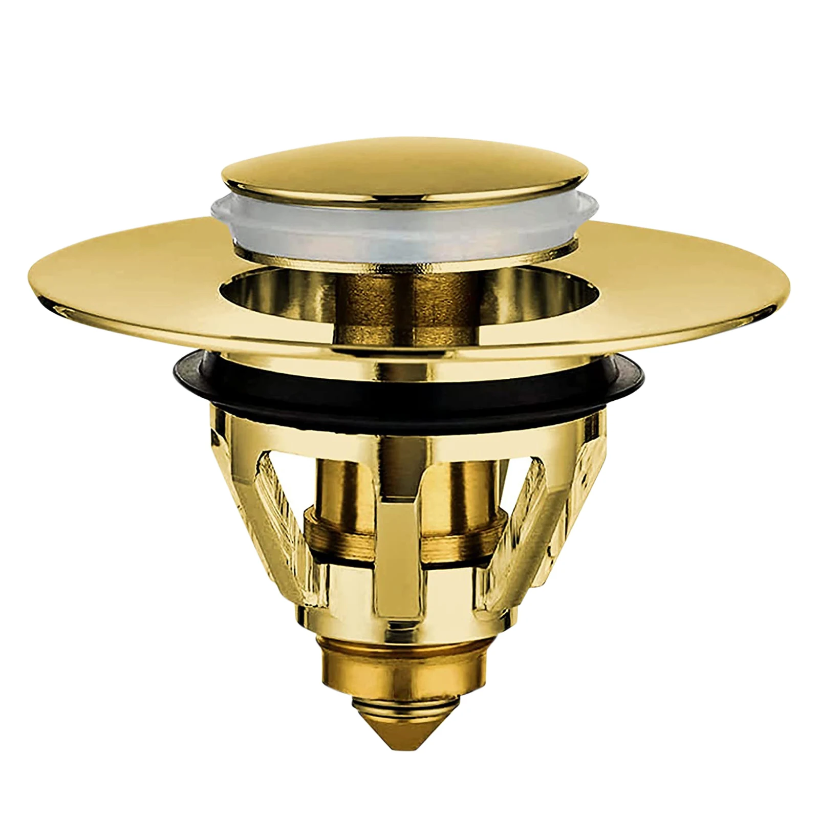 

Stainless Steel Bathroom Sink Drain Plug Bathtub Washbasin Cartridge Push-In Converter Sink Strainer Plug Kitchen Accessories