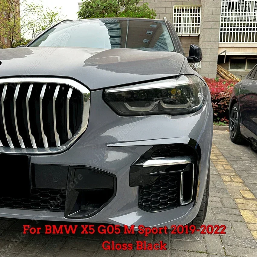 

Передний спойлер для BMW X3 X4 X5 G01 G02 G05 M Sport 2018-2023, бампер, боковой разветвитель для губ, комплект кузова, глянцевый черный автомобильный аксессуар из АБС-пластика