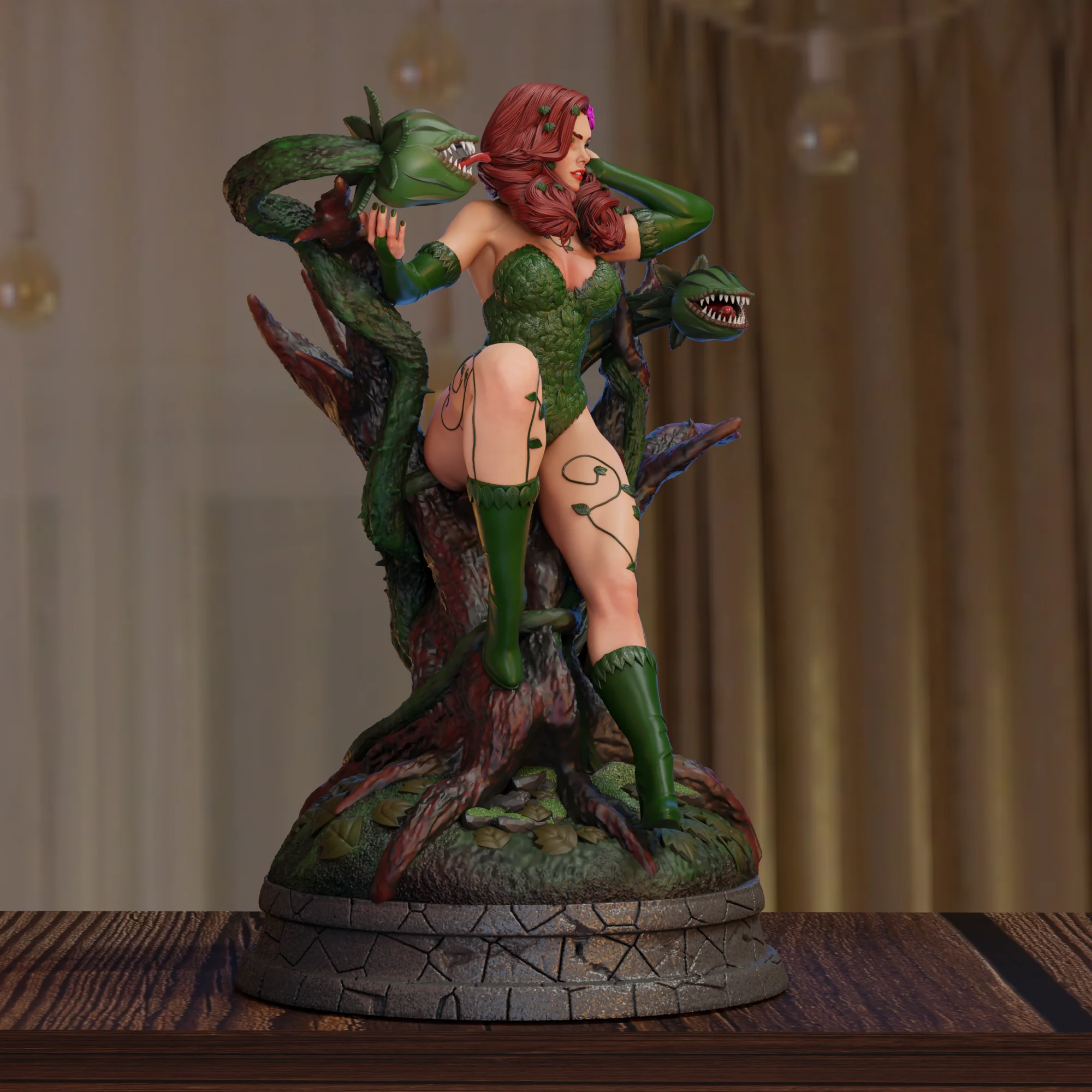 1:24 Belle Spring Girl NSFW 3d принт набор игрушек из смолы Gk неокрашенная фигурка WaiFu Diy в