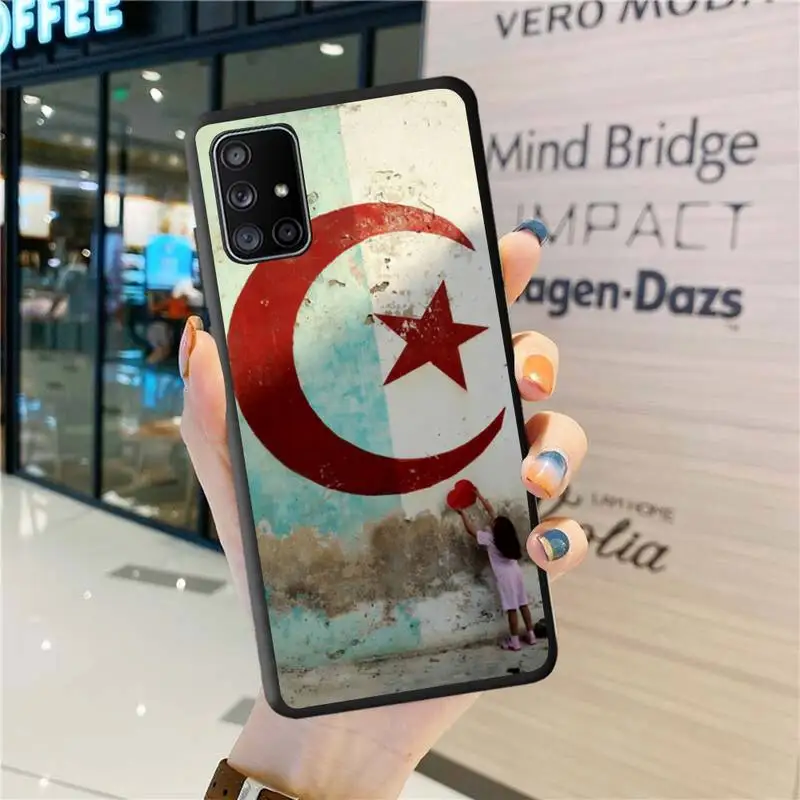 Чехол для телефона с флагом Алжира Samsung Galaxy A52 A21S A02S A12 A31 A81 A10 A30 A32 A50 A80 A71 A51 |