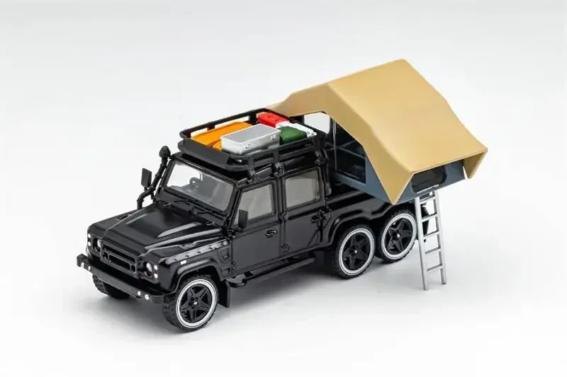 Литая под давлением модель автомобиля GCD 1:64 Land Rover Defender 6x6 Pick up