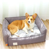 pet dog bed removable and washable four seasons universal fashion kennel dog mat french bulldog large medium small pet supplies