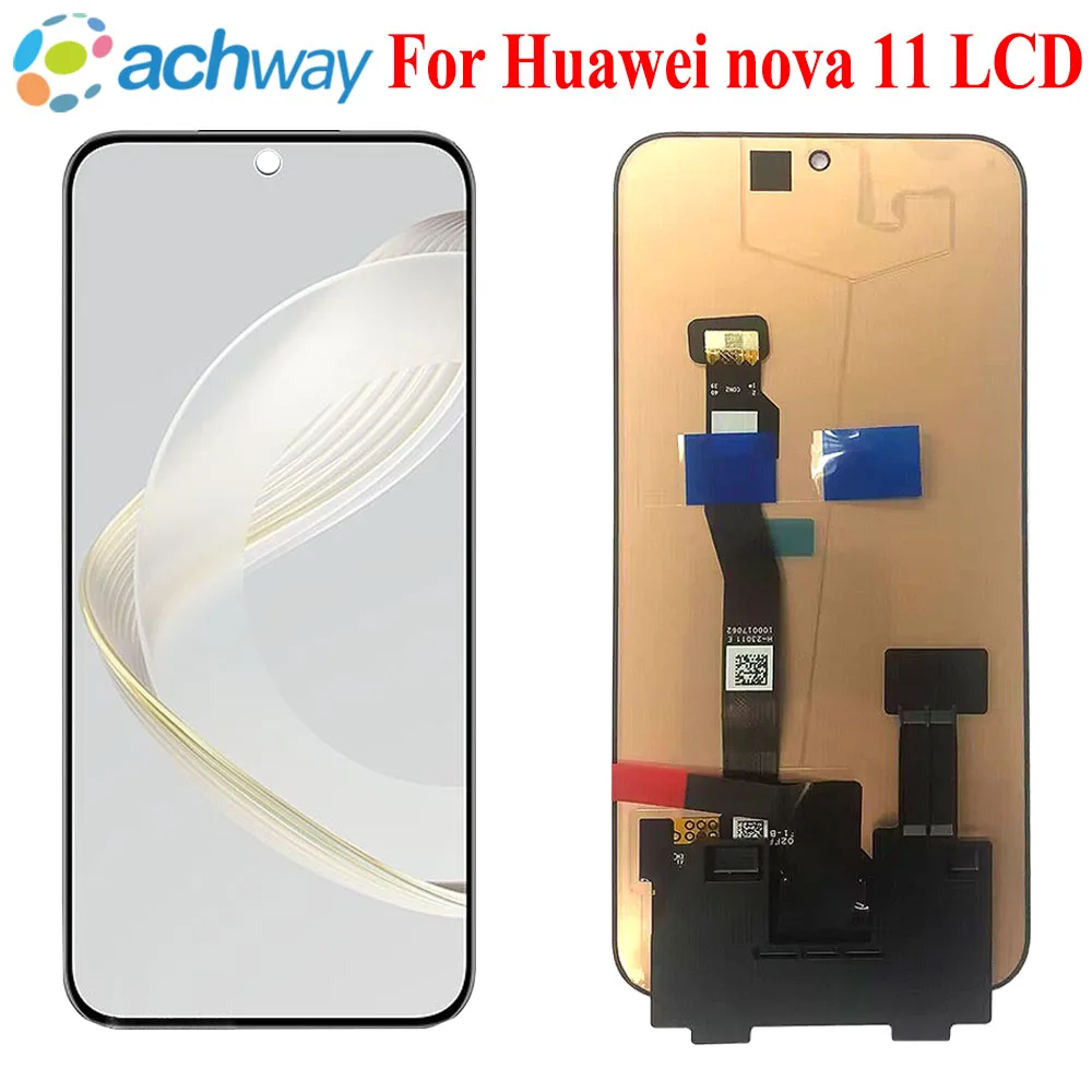 

ЖК-дисплей для Huawei nova 11, 6,7 дюйма, запасной сенсорный OLED-дисплей