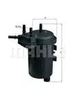 

MAHLE KL432 FUEL (DIESEL) FILTER MEGANE II 1,5DCI (02 ) SCENIC II 1,5 DCI (03 ) /(WITHOUT HOLE) (name.)
