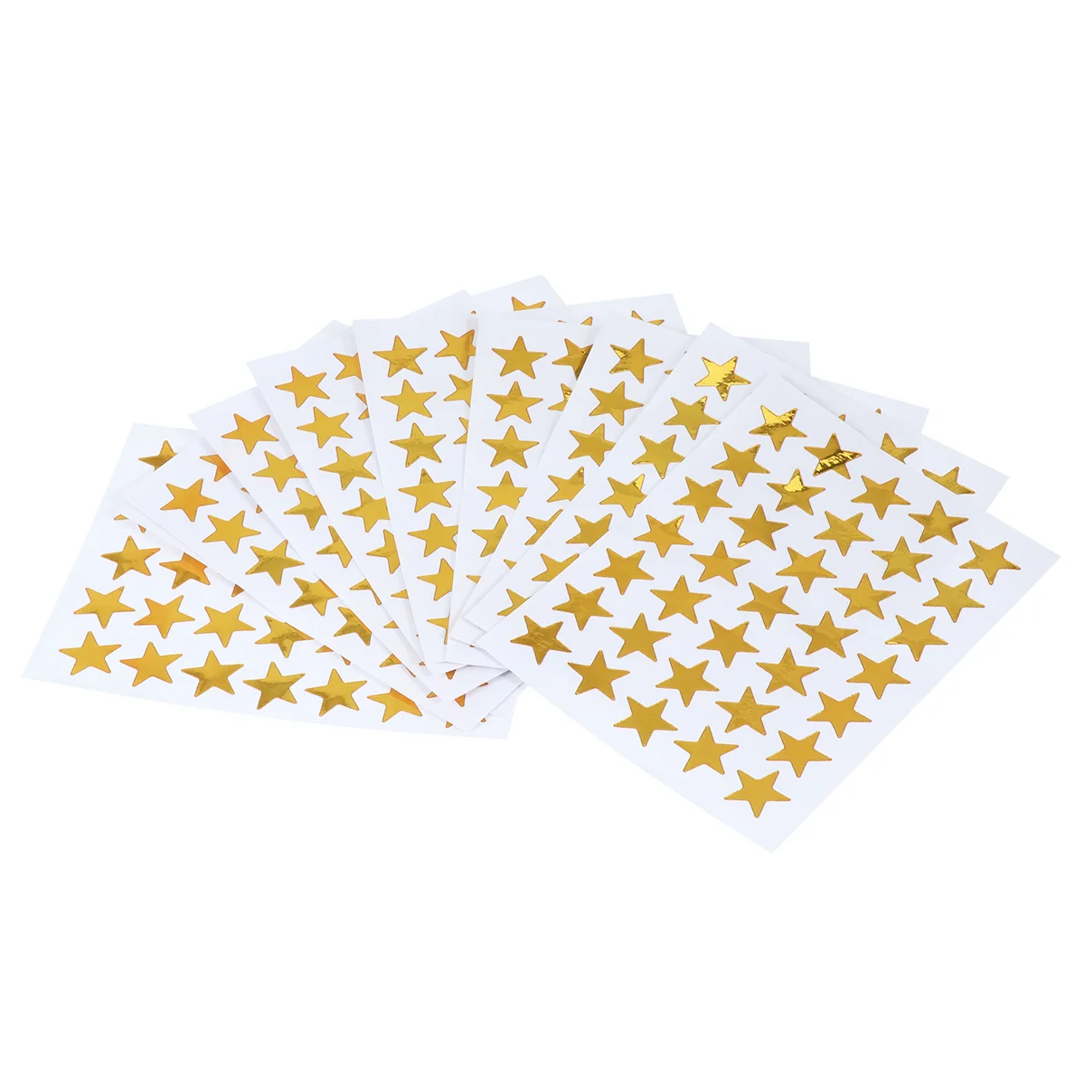 

10 Pcs Foil Stickers Well Done Stickers Aluminum Foil Star Reward Stickers Puffy Stickers Kids Child