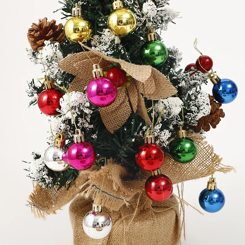

Christmas Balls Festivals Decorations 5cm Plastic Ball Christmas Tree Decoration Hanging Holiday Gifts Party Home Furnishings