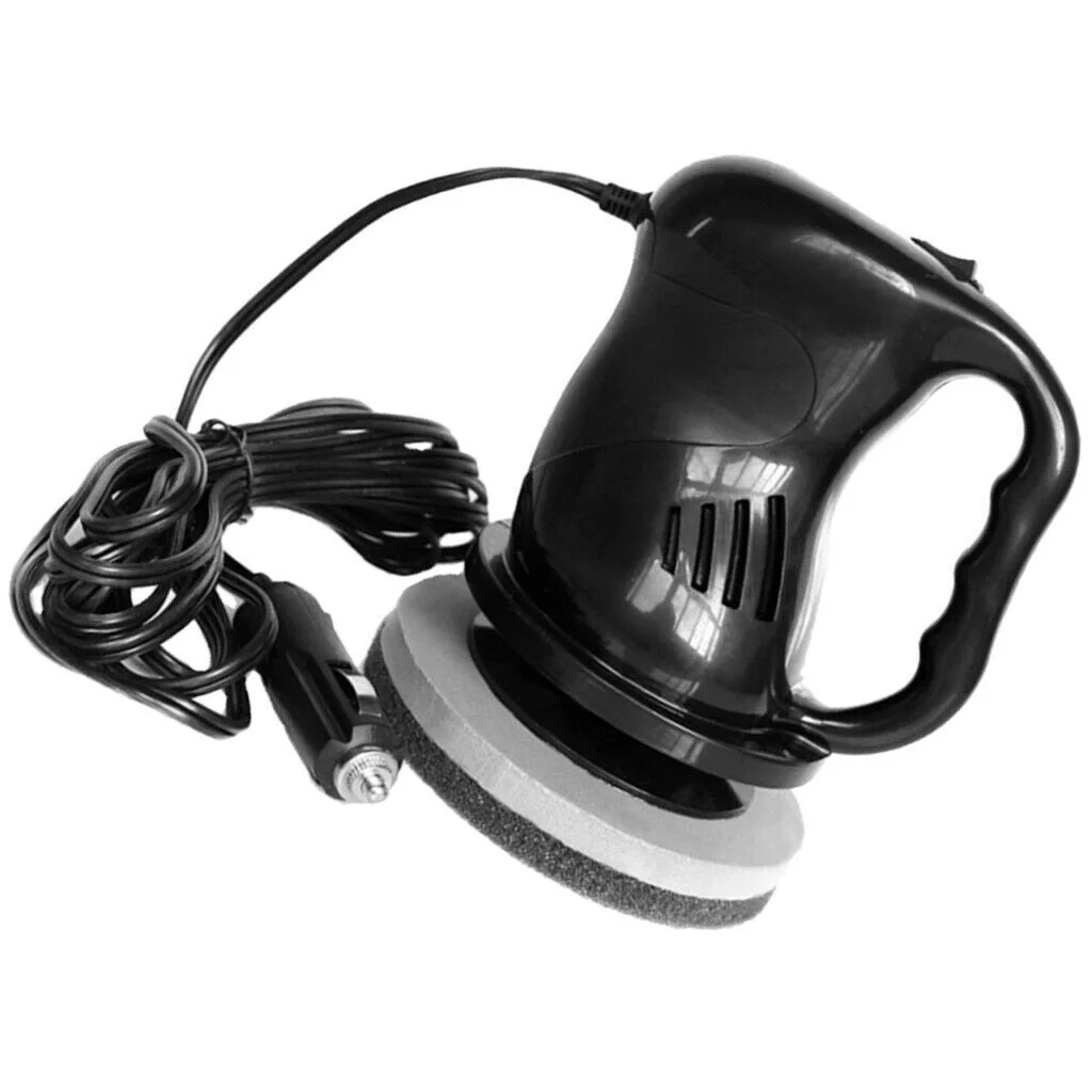 

12cm Electric Car Polisher Polishing Machine Applicator High Speed Black