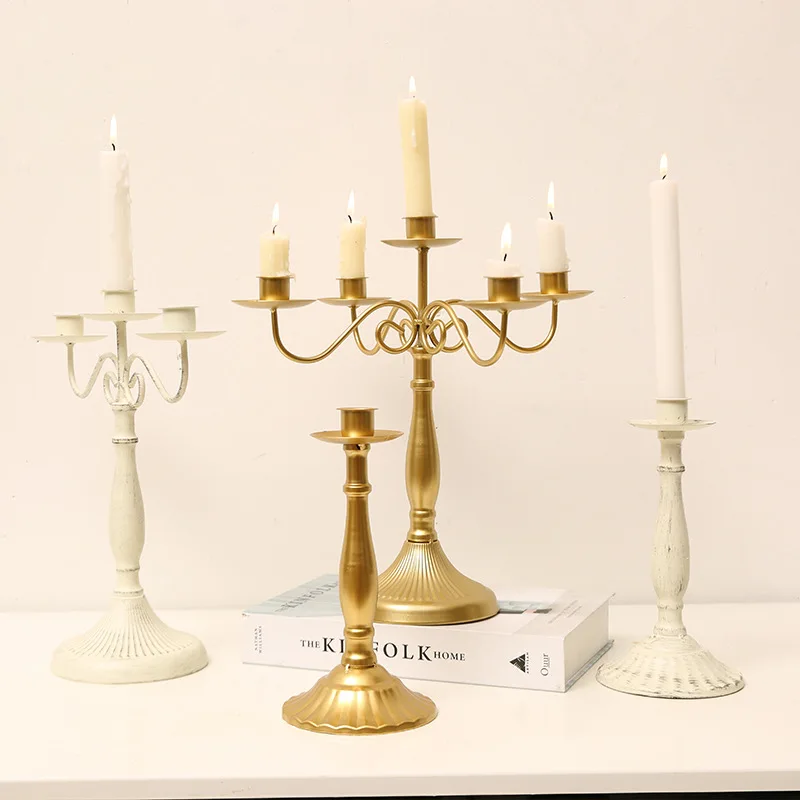 

Металлические подсвечники роскошный дизайн подсвечник Настольный подсвечник свадебное украшение нежный канделябр домашний декор