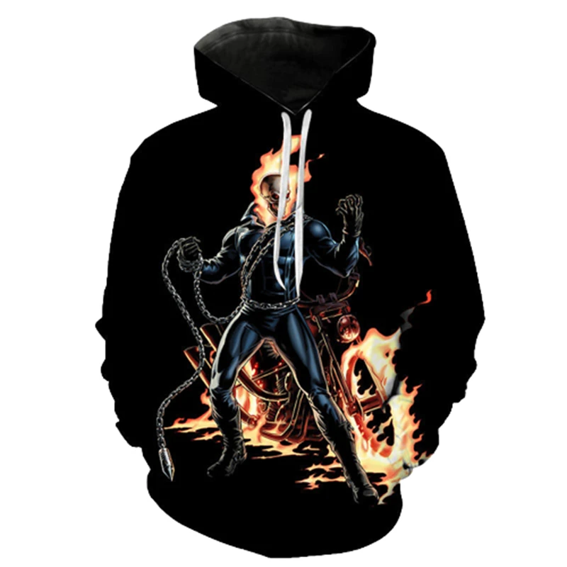 

Ghost Rider 3D Printing Men Women Streetwear Pullover Sweatshirts Spring Autumn Boys Girls Kids Fashion Hoodie Casual Outerwear