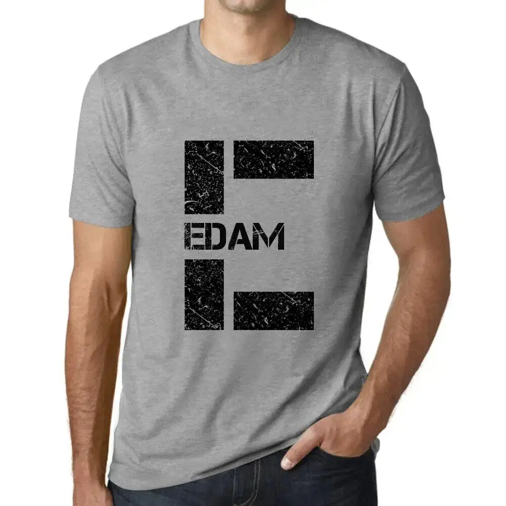 Мужская футболка Edam Eco ответственная винтажная забавная