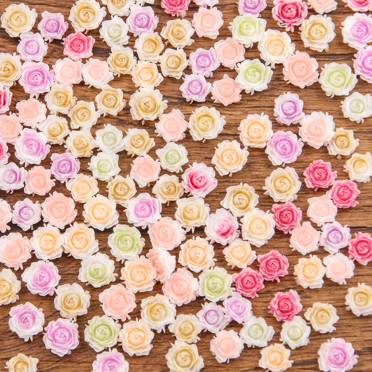 

100 шт., 2 размера, миниатюрные разноцветные Пластыри для парфюма в виде Розы