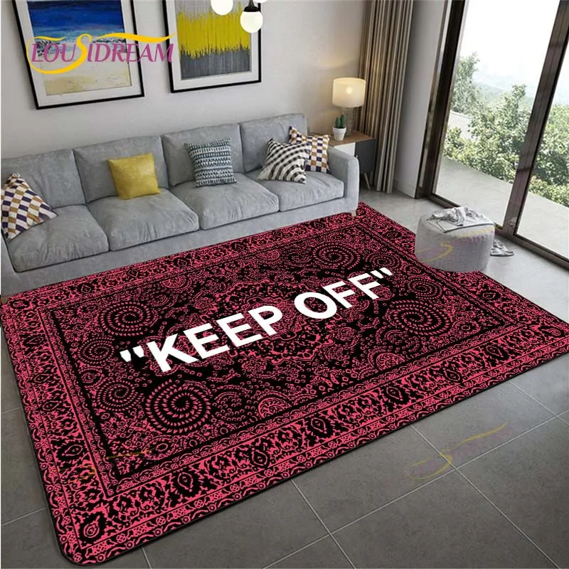 

KEEP OFF Large Rug for Living Room Carpet Bedroom Area Rug Bathmat Soft Rug Home Decoration