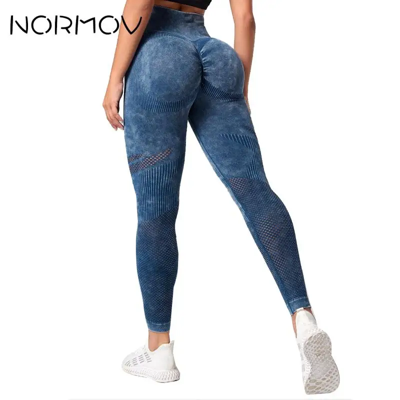 

Спортивные Леггинсы NORMOV женские с эффектом пуш-ап, 9 цветов