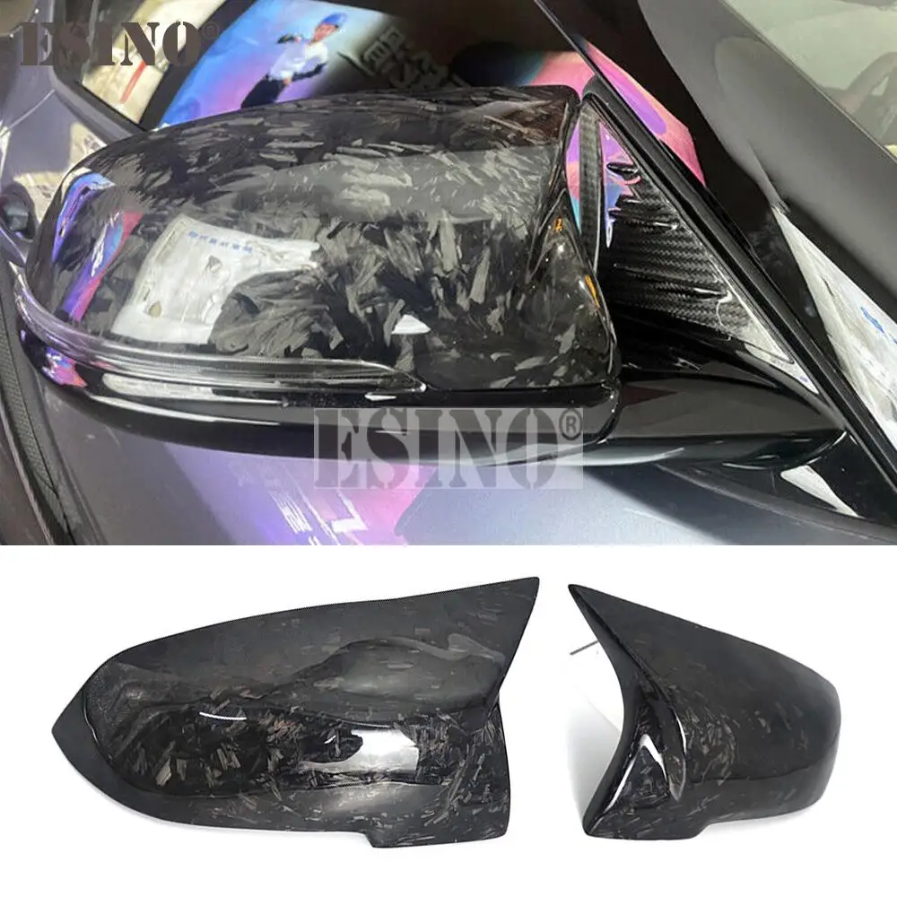 

2 x Forged Carbon Fiber M3 Style Rearview Side Mirror Covers Trims For BMW F20 F21 F22 F23 F30 F31 F33 F33 F34 F36 F87 E84 I01