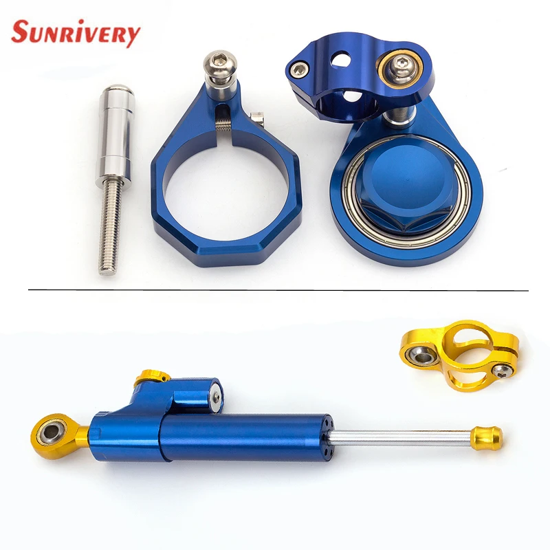 

For Suzuki GSXR600 GSXR750 06-10 GSXR1000 2007-2008 2007 2008 Adjustable Motorcycles Steering Stabilize Damper Bracket Mount Kit