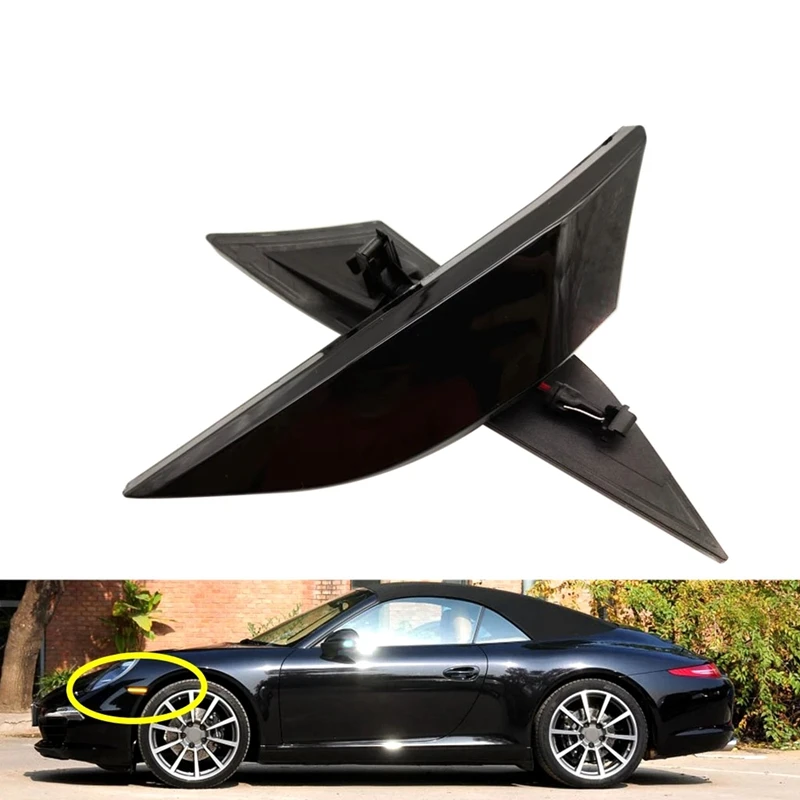 

Car Dynamic Amber LED Side Marker Turn Signal Sequential Lights For Porsche 981 982 Boxster Cayman 991 911 Carrera