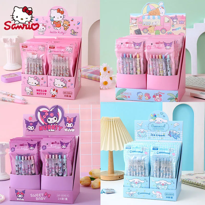 

Sanrio милый рюкзак Hellokitty, цвет черный, 0,5 мм, 12/24 шт.