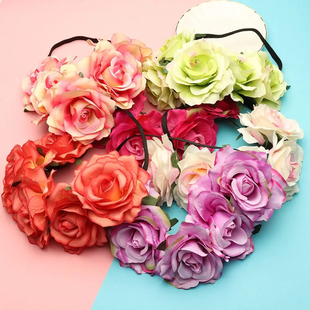 Модные женские аксессуары для волос Дамский эластичный венок повязка на голову