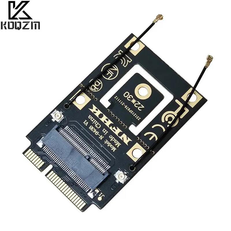 

New M.2 NGFF To Mini PCI-E (PCIe+USB) Adapter For M.2 Wifi Bluetooth Wireless Wlan Card Intel AX200 9260 8265 8260 For Laptop