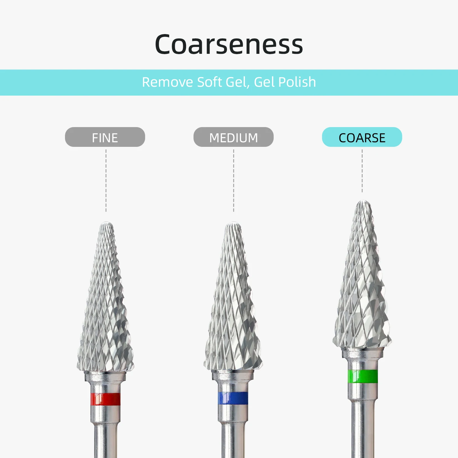 HYTOOS сверло для ногтей с крупным конусом 15 мм конические твердосплавные