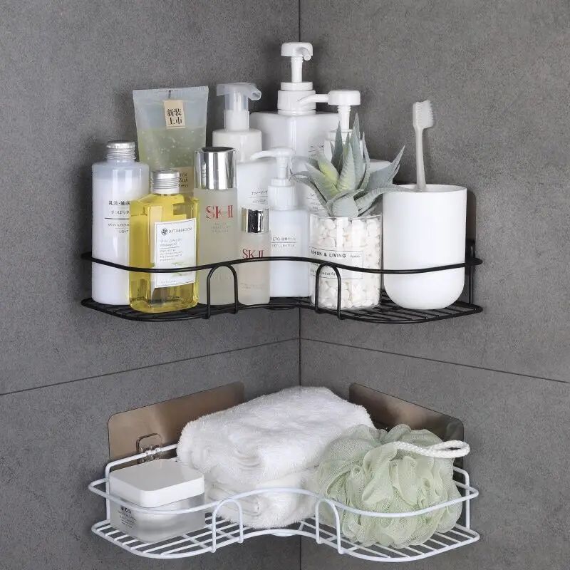 

Triangular Storage Rack In Kitchen Bathroom Corner Storage Rack In Bathroom Wall-mounted Storage Rack In Bedroom