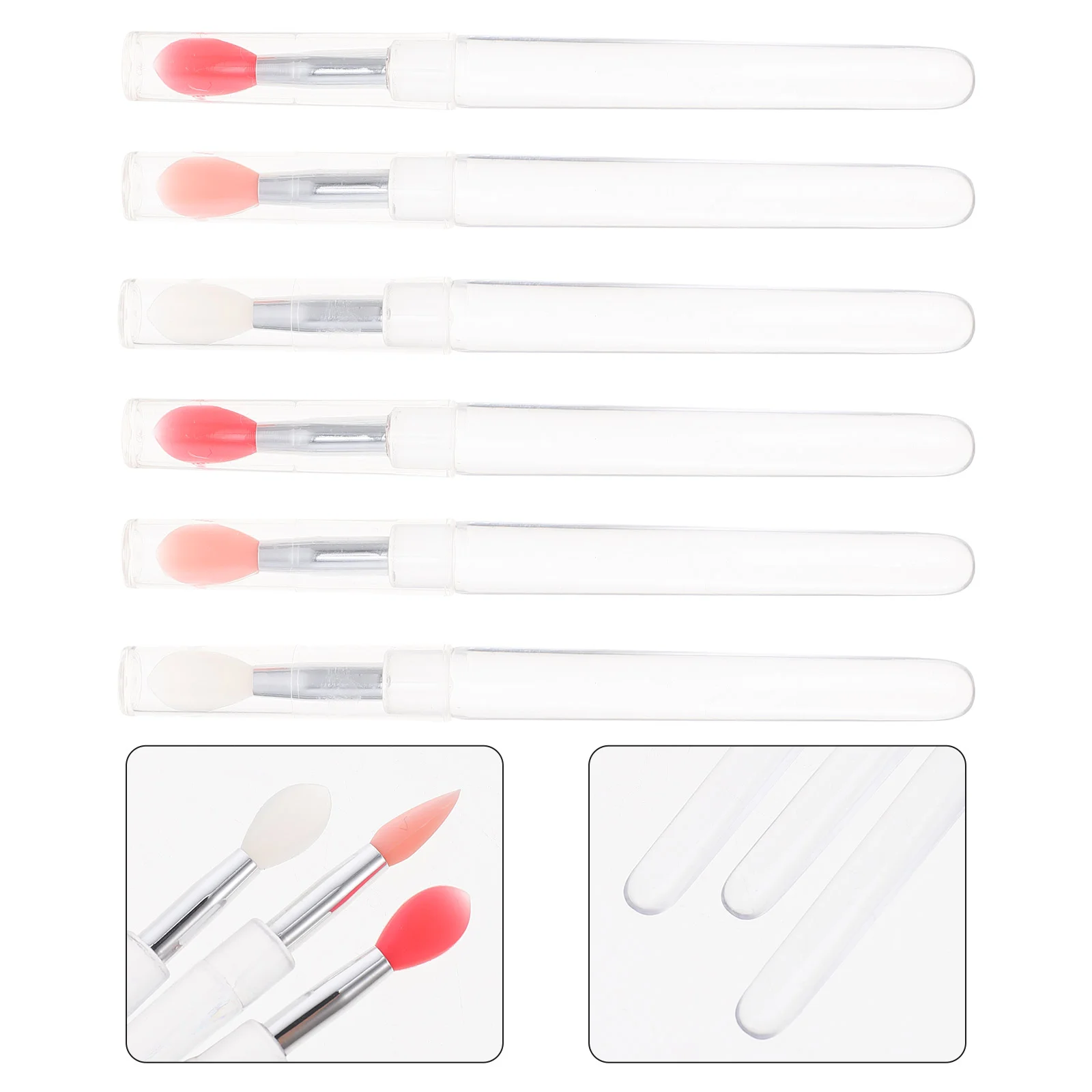 

6Pcs Lip Brush Lip Brushes with Makeup Lipstick Applicator Brushes