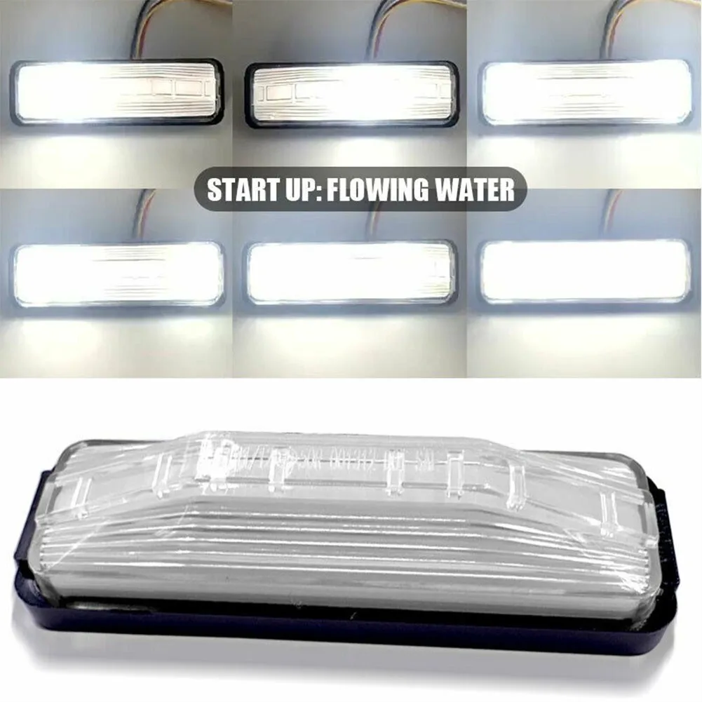 

2pcs Trailer 18LED Stop/Turn/Tail Light Waterproof LED High-position Brake Light Side Marker Warning Light Car Light Assembly